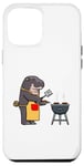 Coque pour iPhone 12 Pro Max Hippopotame Barbecue Griller Animaux sauvages