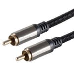 Premium Coaxial digital kabel - BlackCotton serie - 1 m