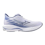 Mizuno Wave Rider 28 - Chaussures running homme White / Estate Blue / Mugen Blue 44.5