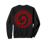 Zen Taiji Lucky Money Red Pocket Snake NYE Pj - ART ON BACK Sweatshirt