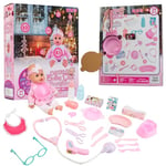 KreativeKraft Advent Calendar 2024 - Baby Doll and Accessories Fun Advent Calendar for Kids 24 Toys Included