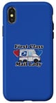 iPhone X/XS First Class Mail Lady Mail Carrier Illustration Postal Case