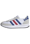 adidas Homme Run 70S 2.0 Shoes Chaussures, Cloud White/Royal Blue/Grey One, 45 1/3 EU