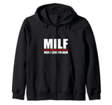 MILF: Man I Love Fulham Funny Fulham London UK Zip Hoodie