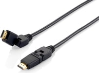 Utstyr Life High Speed Hdmi-Kabel Med Ethernet - Hdmi-Kabel Med Ethernet - Hdmi Hann Til Hdmi Hann - 1 M - Svart