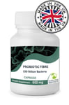 Probiotic Fibre Lactobacillus 150bln Complex 600mg 60 Capsules Health Supplement