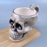 3D keraamiset mukit Creative Halloween Skull Cocktail Lasit Olutlasit Martini Lasit Juomamukit Funny Cup Kahvikuppi