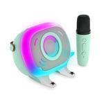 Mooov 477357 Enceinte Karaoké Lumineuse Charlie avec Microphone à Effets pour Enfants