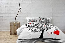 Italian Bed Linen Shine 03 Duvet Cover Set in Digital Print, Made in Italy, 100% Cotton, Shine 03, 2 Seater