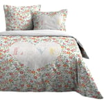 1001kdo - Housse couette + 2 taies 220 x 240 cm Love fleurette