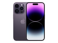 Apple Iphone 14 Pro - 5G Smartphone - Dual-Sim / Internminne 256 Gb - Oled-Skärm - 6.1" - 2556 X 1179 Pixlar (120 Hz) - 3 St. Bakre Kameror 48 Mp, 12 Mp, 12 Mp - Front Camera 12 Mp - Mörklila