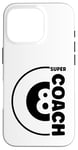 Coque pour iPhone 16 Pro Super entraineur billard sport simple coach de billard