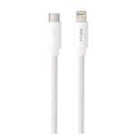 PNY Câble USB-C vers Lightning 1,2m pour iPhone/iPad/iPod Apple - Blanc