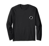 Bullet hole in the heart area.Bullet hole in pocket area Long Sleeve T-Shirt