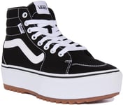 Vans Femme Filmore Hi Tapered Platform St Basket, Canvas Black, 39 EU