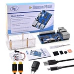 GeeekPi Banana Pi BPI-M5 Single Board Computer Use Amlogic S905X3 Quad-Core Cortex-A55 (2.0xxGHz) Processor. Support 4GB LPDDR4 and 16G eMMC Flash (with QC3.0 EU Power Supply,HDMI Cable and Case)