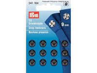 Prym Trykknapper, 9mm, Sort, 341164