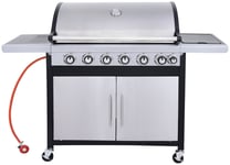 Argos Home Deluxe 6 Burner Gas BBQ