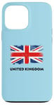 Coque pour iPhone 13 Pro Max Drapeau United Kingdom Angleterre Union Jack