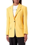 HUGO Women's Agura Jacket, Dark Yellow703, 10