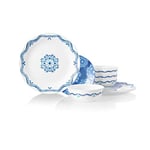 Corelle Service for 6 Chip Resistant Dinnerware Set, Glass, 532 milliliters, Lisbon Terrace