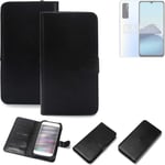 phone Case Wallet Case for Vivo Y70 Mobile phone protection black