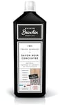 MAISON BRIOCHIN - Savon Noir Concentré - Nettoie, Nourrit, Protège et Fait Briller - Toutes Surfaces même Fragiles - Multi Usages - A l'Huile de Lin - Certifié Ecocert - Fabriqué en France - 1L