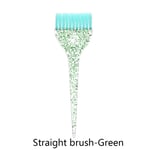 Färgning Hårfärgningsborstar Hårklippningstillbehör GRÖN RAKA green Straight brush-Straight brush