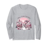 Small Town Christmas Pink Christmas Girl Women Long Sleeve T-Shirt