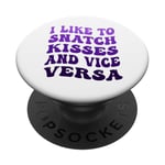 J'aime attraper des baisers et vice versa, un joli couple PopSockets PopGrip Adhésif