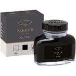 Parker flacon d'encre pour stylo plume | encre noire QUINK | 57 ml