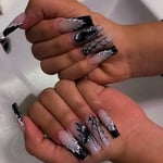 24st Halloween Fake Nails Gradient Nails Press on Nails