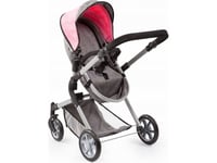 Bayer City Neo Deep Stroller Grey And Pink 18125