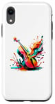 iPhone XR Splash Art Cello Instrument Orchestra Cellist Cellists Case