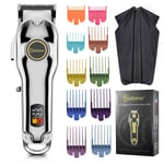 HATTEKER Mens Hair Clippers Electric Hair Cutter Professional Trimmer Clippers