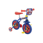 Spiderman Kids Training Bike 10"(25cm) Removable Stabilisers Pedal Balance Bike