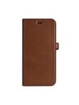 Buffalo 2-in-1 Leather Wallet with 3 Card Slots - iPhone 16 Plus Brown