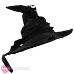 Black Witch Wizard Hat Halloween Fancy Dress Costume Book Film Movie Character