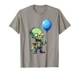 Funny Dead Zombie Holding a Balloon Men Women Zombie Lover T-Shirt