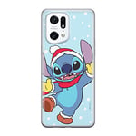 ERT GROUP Coque de téléphone Portable pour Oppo Find X5 Pro Original et sous Licence Officielle Disney Motif Stitch 009 Parfaitement adapté à la Forme du téléphone Portable, Coque en TPU