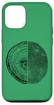 Coque pour iPhone 12/12 Pro Anneaux d'arbre et empreintes de doigts