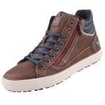 Mustang Homme 4129-502 Baskets Hautes, Marron (Braun 3), 45 EU