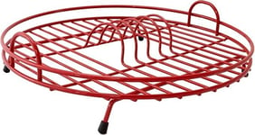 Delfinware 2001RD Circular Plastic Coated Red Dish Drainer