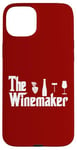 iPhone 15 Plus Wine Maker Winemaking Grapes Harvest Vineyard Winery Vintner Case