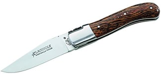 Pataud Opinel Couteau de Poche Opinel Slim Line, Taille 10, Inoxydable, Bois de bubinga, Gris, M, 1010297110