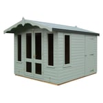 Crane Garden Buildings 3 x 2.5m Storage Chalet, Door on Right, FSC-certified (Scandinavian Redwood)