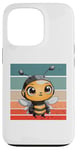 Coque pour iPhone 13 Pro Antennes de casque de dessin animé mignon Bumblebee ailes