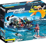 PLAYMOBIL Top Agents 70006 Bateau De Assaut Avec Ice-Sûr Du Team S. H. A. R.k