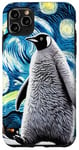 Coque pour iPhone 11 Pro Max Pesto Le Pingouin Et Le Ciel Tourbillonnant De La Nuit