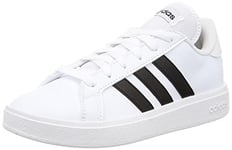 adidas Femme Grand TD Lifestyle Court Casual Shoes Chaussures, Cloud White/Core Black/Cloud White, 43 1/3 EU